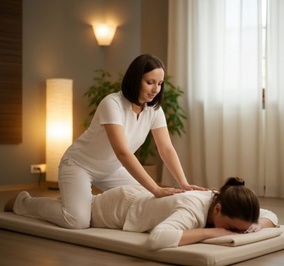 Shiatsu-Massage – ganzheitlicher Druckpunkt-Impuls zur Entspannung und Energieharmonisierung. 